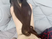 國產雙馬尾嫩學妹後入操逼